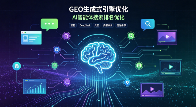 瑞昌市GEO 浪潮来袭：生成式引擎优化崛起，创作者争抢豆包、DeepSeek、元宝智能体流量入口